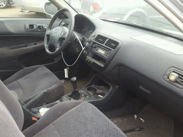 1HGEJ8141YL000801 - 2000 HONDA CIVIC EX 银色 照片 5