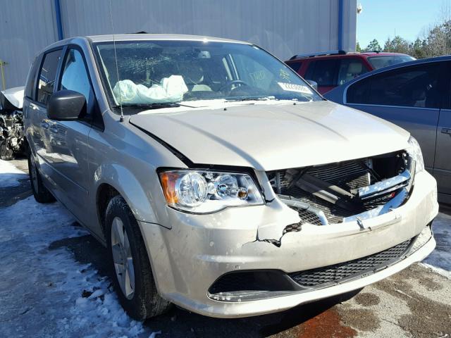 2C4RDGBG3DR562646 - 2013 DODGE GRAND CARA BEIGE photo 1