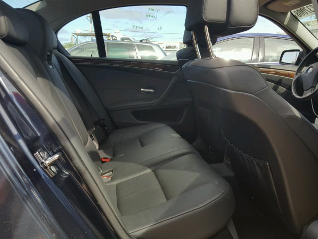 WBANU5C50AC125561 - 2010 BMW 528 I BLACK photo 6