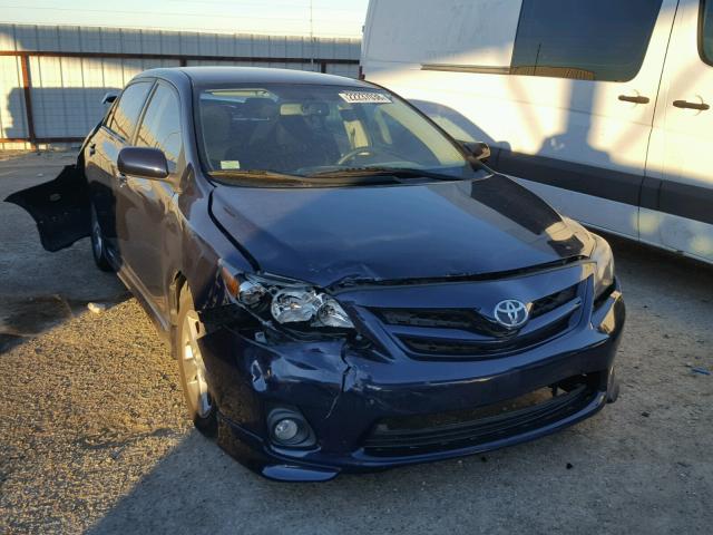 2T1BU4EE0BC729567 - 2011 TOYOTA COROLLA BA BLUE photo 1