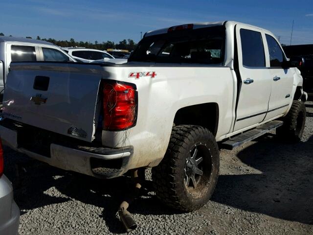 3GCUKTEJ4FG246181 - 2015 CHEVROLET SILVERADO WHITE photo 4