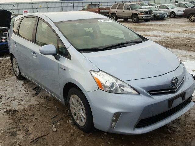 JTDZN3EU5C3036968 - 2012 TOYOTA PRIUS V BLUE photo 1