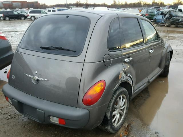 3C8FY4BB81T593053 - 2001 CHRYSLER PT CRUISER GRAY photo 4