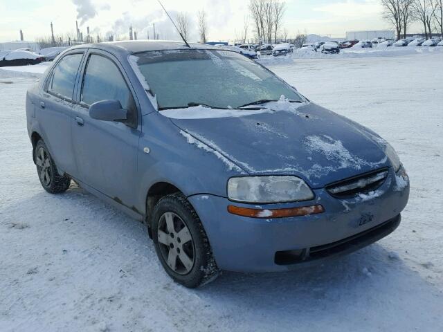 KL1TD59656B616156 - 2006 CHEVROLET AVEO BASE BLUE photo 1