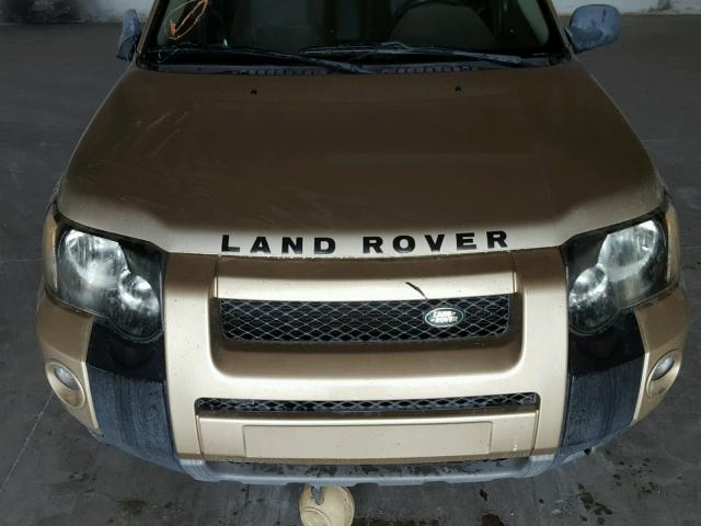 SALNE22294A432032 - 2004 LAND ROVER FREELANDER GOLD photo 7