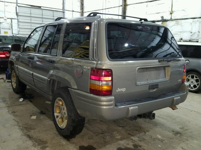 1J4GZ78Y9TC191356 - 1996 JEEP GRAND CHER BEIGE photo 3