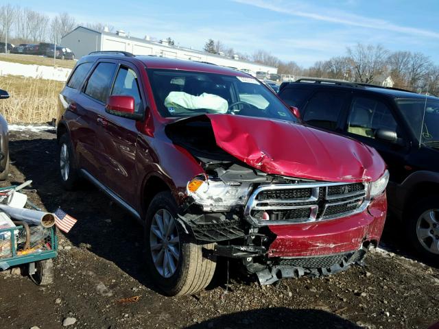 1C4RDJAG9FC101512 - 2015 DODGE DURANGO SX RED photo 1