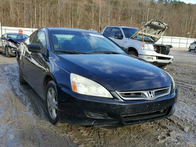 1HGCM72797A002906 - 2007 HONDA ACCORD EX BLACK photo 1