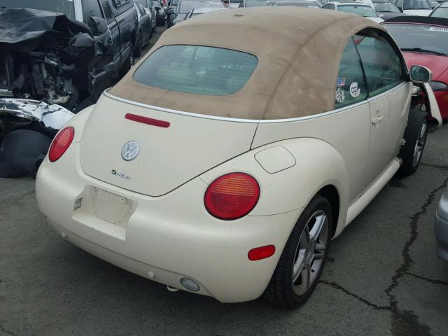 3VWCD31Y45M315022 - 2005 VOLKSWAGEN NEW BEETLE 奶油色 照片 4