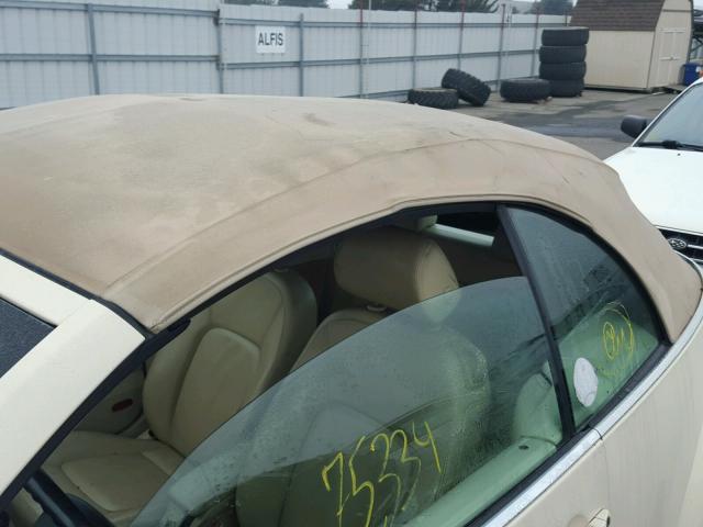 3VWCD31Y45M315022 - 2005 VOLKSWAGEN NEW BEETLE CREAM photo 9