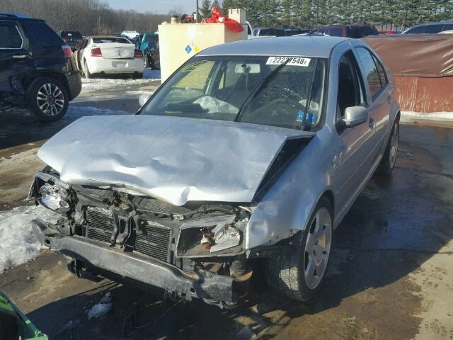 3VWVH69M52M166681 - 2002 VOLKSWAGEN JETTA GLI SILVER photo 2