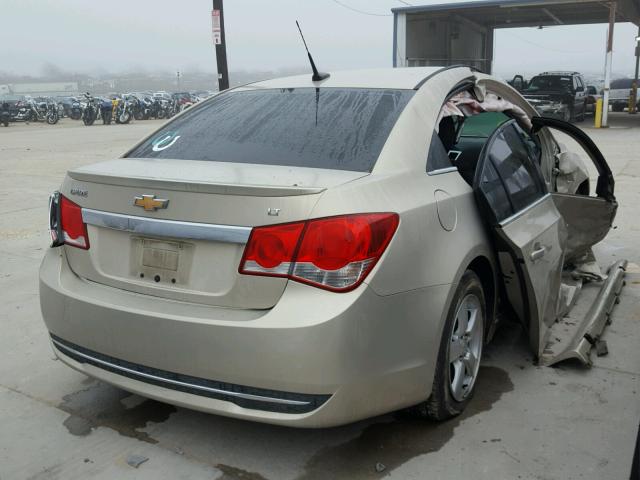 1G1PF5S92B7268654 - 2011 CHEVROLET CRUZE LT GOLD photo 4