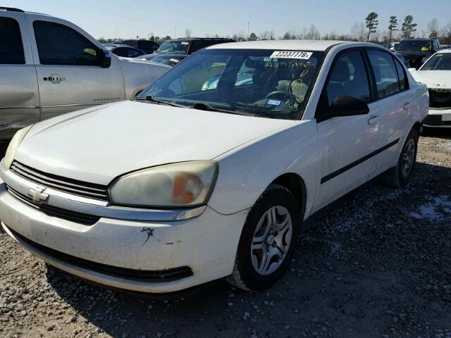 1G1ZS52F35F250636 - 2005 CHEVROLET MALIBU WHITE photo 2