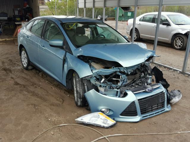 1FAHP3F22CL479748 - 2012 FORD FOCUS SE TEAL photo 1