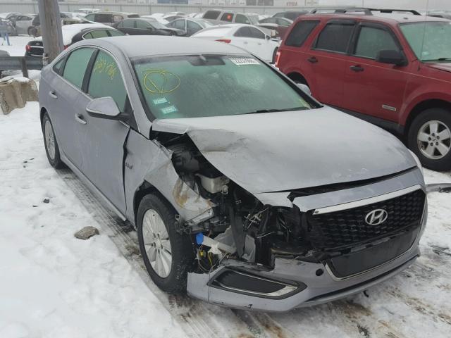 KMHE24L11GA016543 - 2016 HYUNDAI SONATA HYB GRAY photo 1