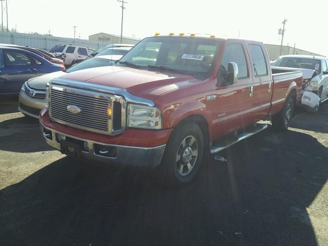 1FTWW30P86EB71307 - 2006 FORD F350 SRW S RED photo 2