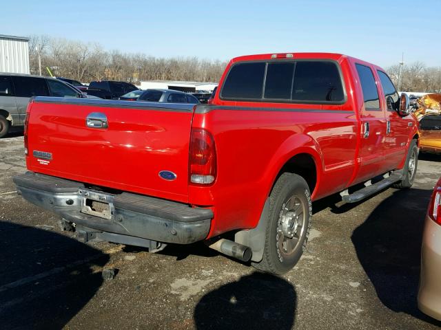 1FTWW30P86EB71307 - 2006 FORD F350 SRW S RED photo 4