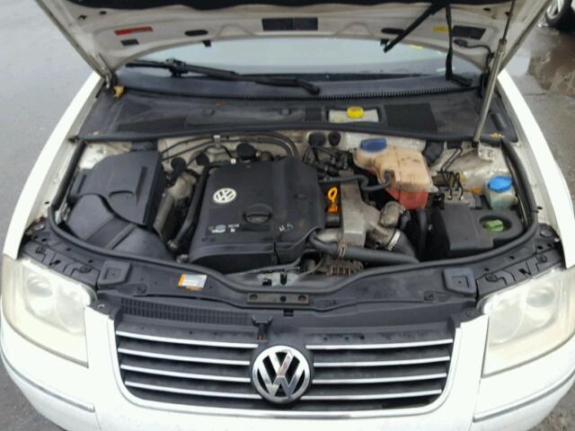WVWMD63B93P046184 - 2003 VOLKSWAGEN PASSAT GL WHITE photo 7