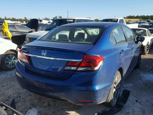 19XFB2F84EE067714 - 2014 HONDA CIVIC EX 蓝色 照片 4