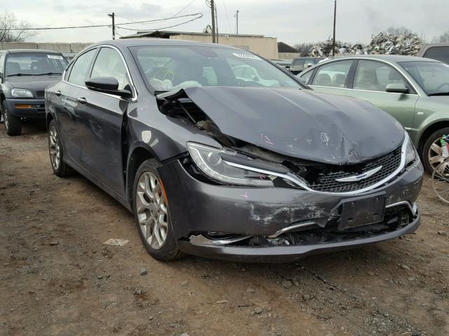 1C3CCCEG6FN610433 - 2015 CHRYSLER 200 C CHARCOAL photo 1