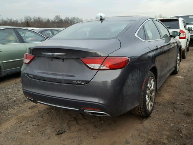 1C3CCCEG6FN610433 - 2015 CHRYSLER 200 C CHARCOAL photo 4