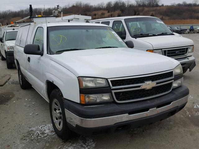 1GCEC14X87Z148249 - 2007 CHEVROLET SILVERADO WHITE photo 1