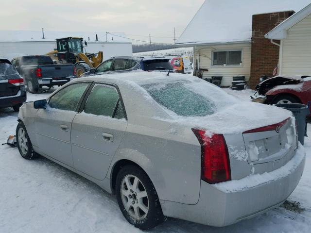 1G6DP567150166438 - 2005 CADILLAC CTS HI FEA SILVER photo 3