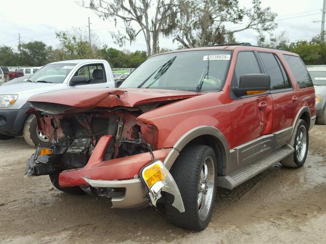 1FMFU17L43LC34001 - 2003 FORD EXPEDITION RED photo 2