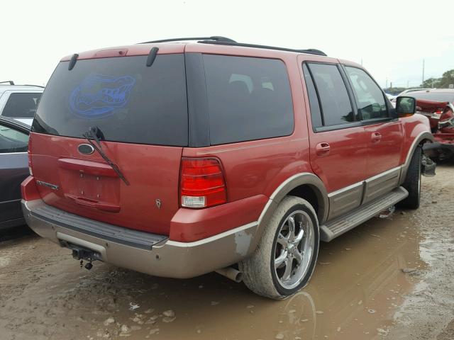 1FMFU17L43LC34001 - 2003 FORD EXPEDITION RED photo 4