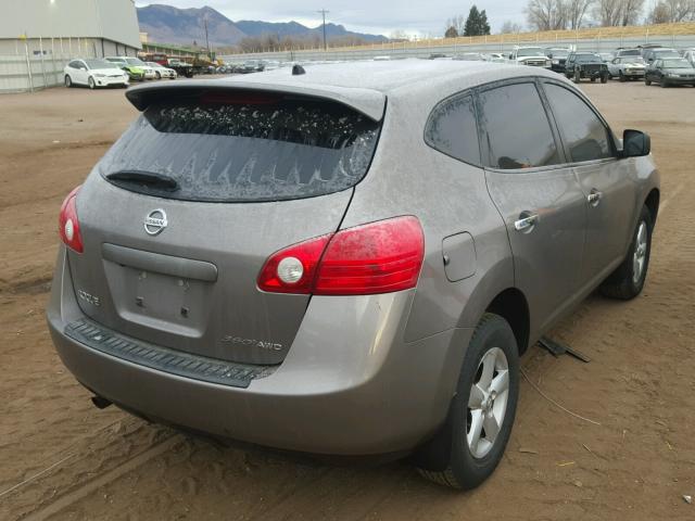 JN8AS5MV7AW113156 - 2010 NISSAN ROGUE S GRAY photo 4