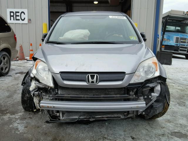 JHLRE48367C095934 - 2007 HONDA CR-V LX SILVER photo 9