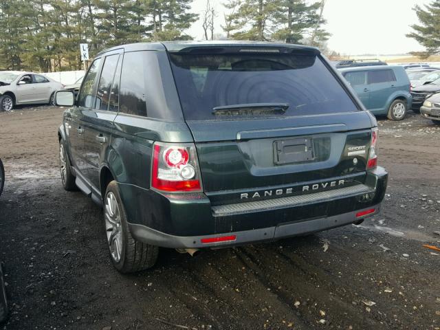 SALSK2D40BA716821 - 2011 LAND ROVER RANGE ROVE GREEN photo 3