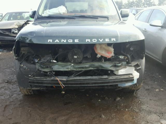 SALSK2D40BA716821 - 2011 LAND ROVER RANGE ROVE GREEN photo 9