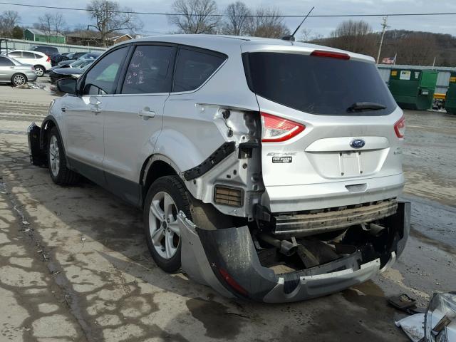 1FMCU0GX8EUB93028 - 2014 FORD ESCAPE SE SILVER photo 3