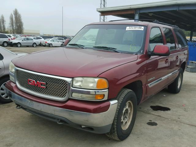 1GKEC16T12J338772 - 2002 GMC YUKON XL C BURGUNDY photo 2