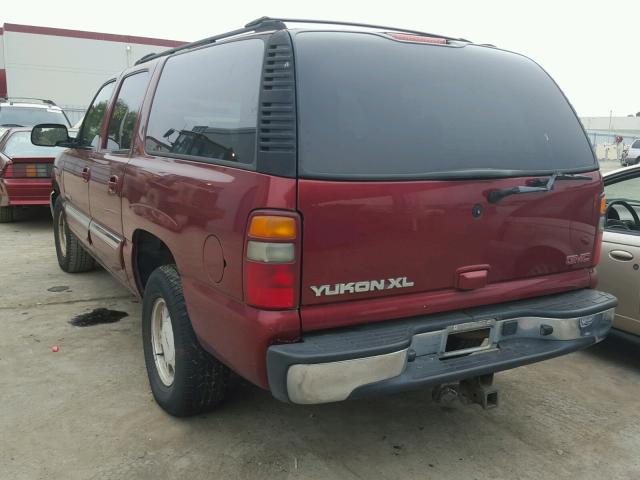 1GKEC16T12J338772 - 2002 GMC YUKON XL C BURGUNDY photo 3