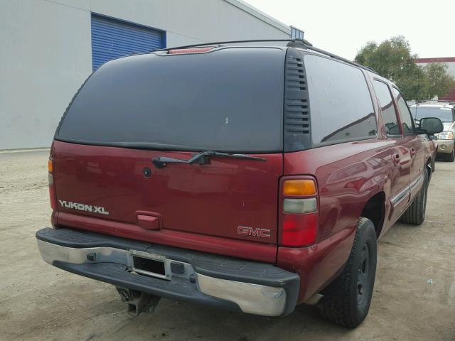 1GKEC16T12J338772 - 2002 GMC YUKON XL C BURGUNDY photo 4