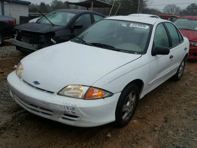 1G1JF5241Y7330371 - 2000 CHEVROLET CAVALIER L WHITE photo 2