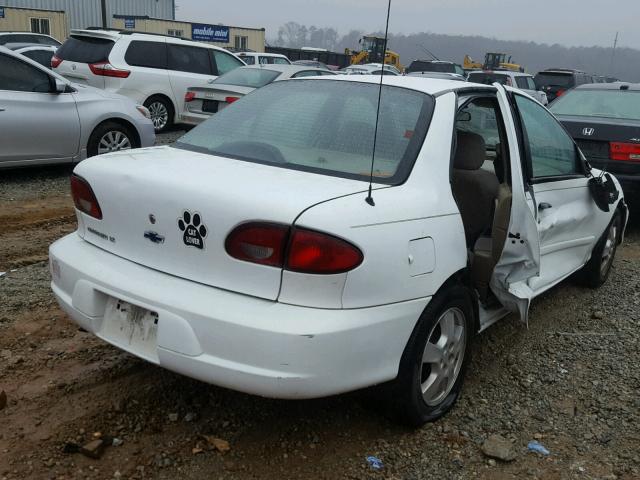 1G1JF5241Y7330371 - 2000 CHEVROLET CAVALIER L WHITE photo 4