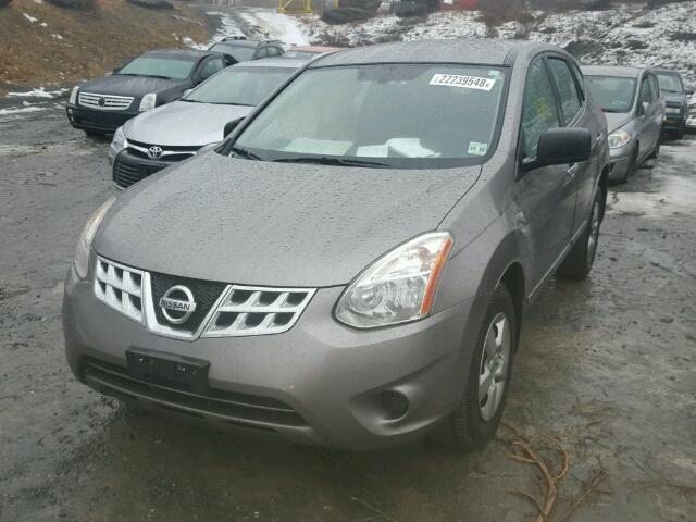 JN8AS5MV4DW663340 - 2013 NISSAN ROGUE S GRAY photo 2