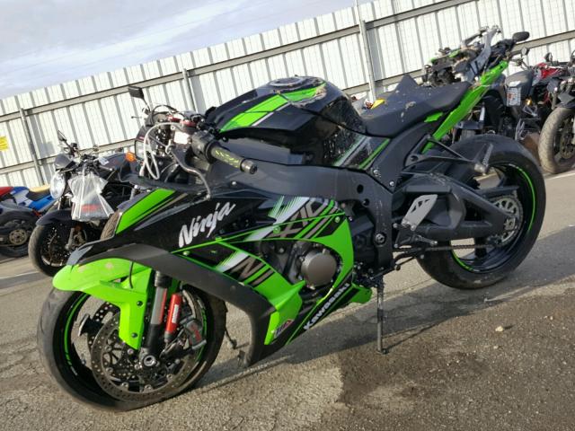 JKAZXCR12HA005619 - 2017 KAWASAKI ZX1000 R GREEN photo 2