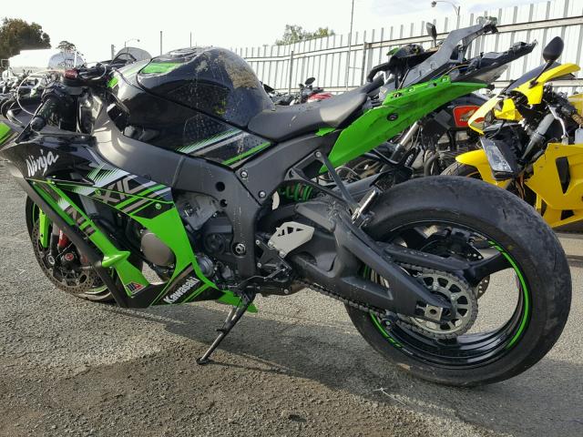 JKAZXCR12HA005619 - 2017 KAWASAKI ZX1000 R GREEN photo 3