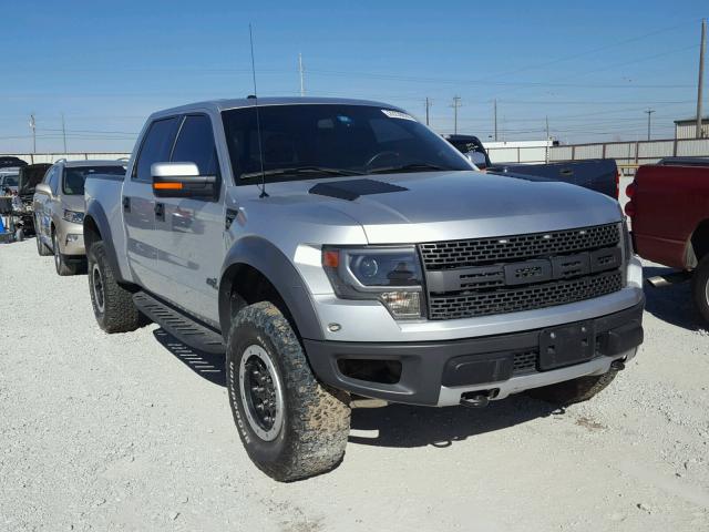 1FTFW1R66EFC92327 - 2014 FORD F150 SVT R SILVER photo 1