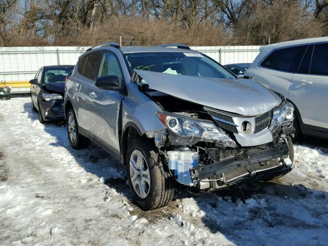 2T3BFREV2DW123249 - 2013 TOYOTA RAV4 LE SILVER photo 1