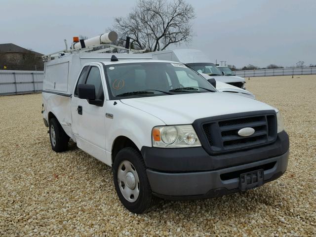 1FTRF12218KC95460 - 2008 FORD F150 WHITE photo 1