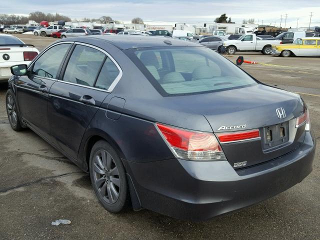 1HGCP2F85CA166791 - 2012 HONDA ACCORD EXL GRAY photo 3