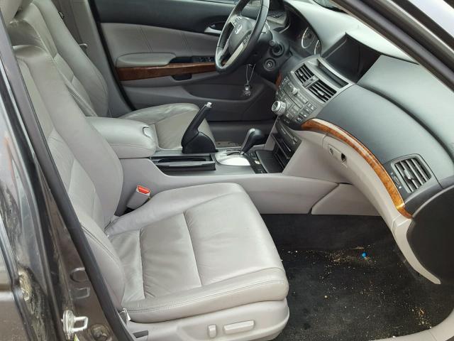 1HGCP2F85CA166791 - 2012 HONDA ACCORD EXL GRAY photo 5