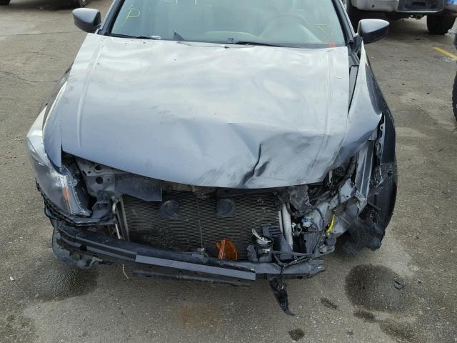 1HGCP2F85CA166791 - 2012 HONDA ACCORD EXL GRAY photo 7