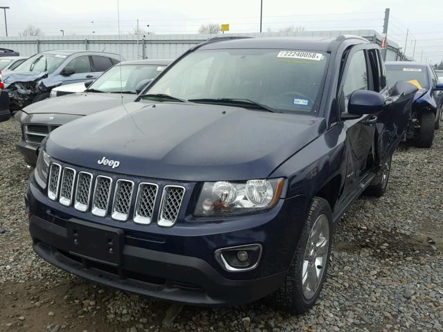 1C4NJCEA9FD209339 - 2015 JEEP COMPASS LA BLUE photo 2