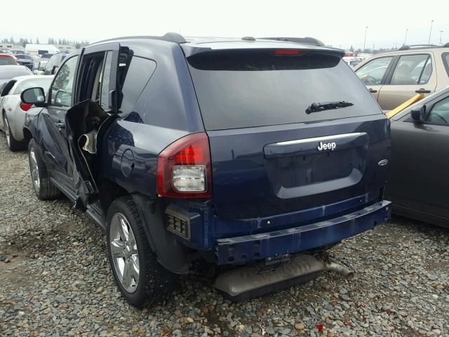 1C4NJCEA9FD209339 - 2015 JEEP COMPASS LA BLUE photo 3